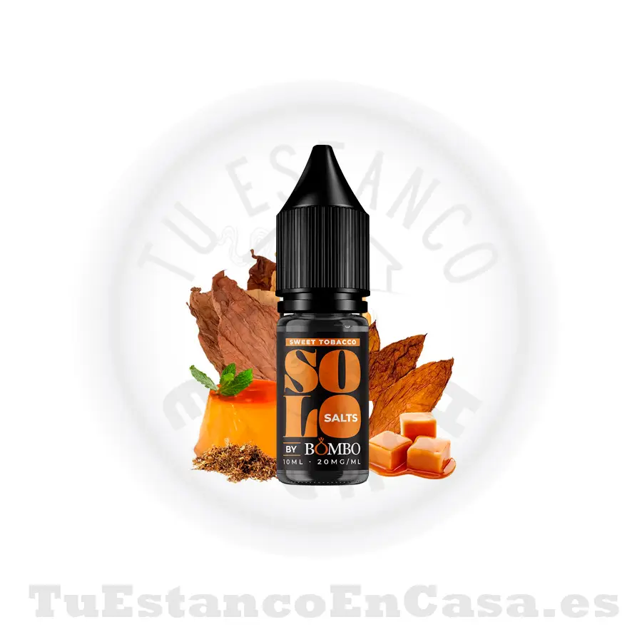 Bombo-solo-sweet-tobaco-3.webp E - Liquido Bombo Solo Salts - Sweet Tobacco - Imagen 1
