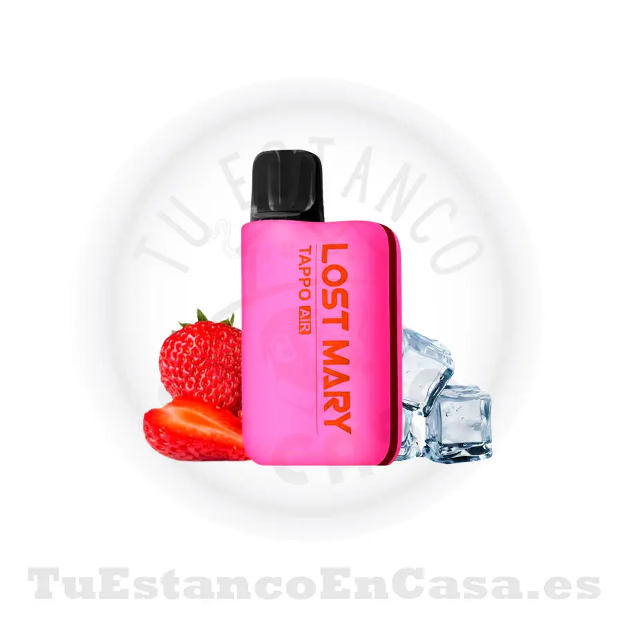 Lost-mary-Nano-AIr-strawberry-ice-1.webp Vaper Recargable Lost Mary TAPPO Air -1000 Caladas- Strawberry Ice - Imagen 1
