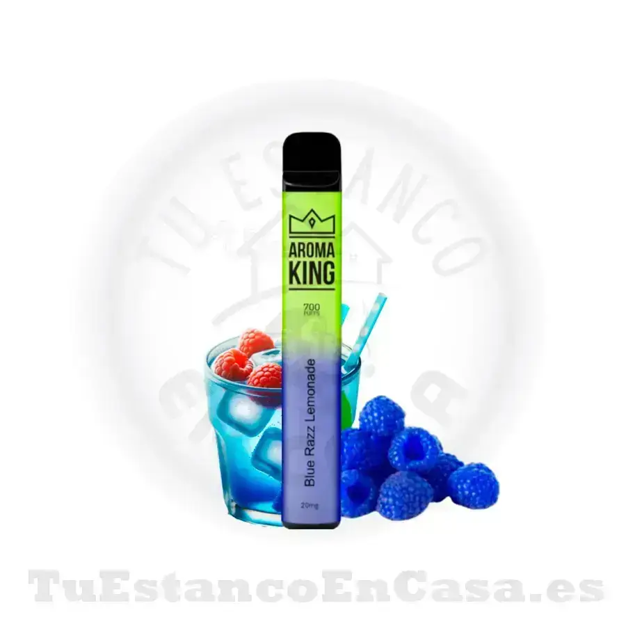Pod_Aromaking_Blue-Razz.webp Pod desechable Aroma King Classic Blue Razz Lemonade 20 mg - 700 Caladas - Imagen 1