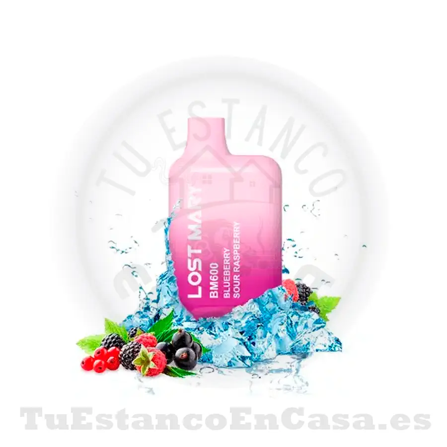Pod_LostMary_Blueberry-Sour-Raspberry.webp Pod LOST MARY Blueberry Sour Raspberry - 600 Caladas - Imagen 1