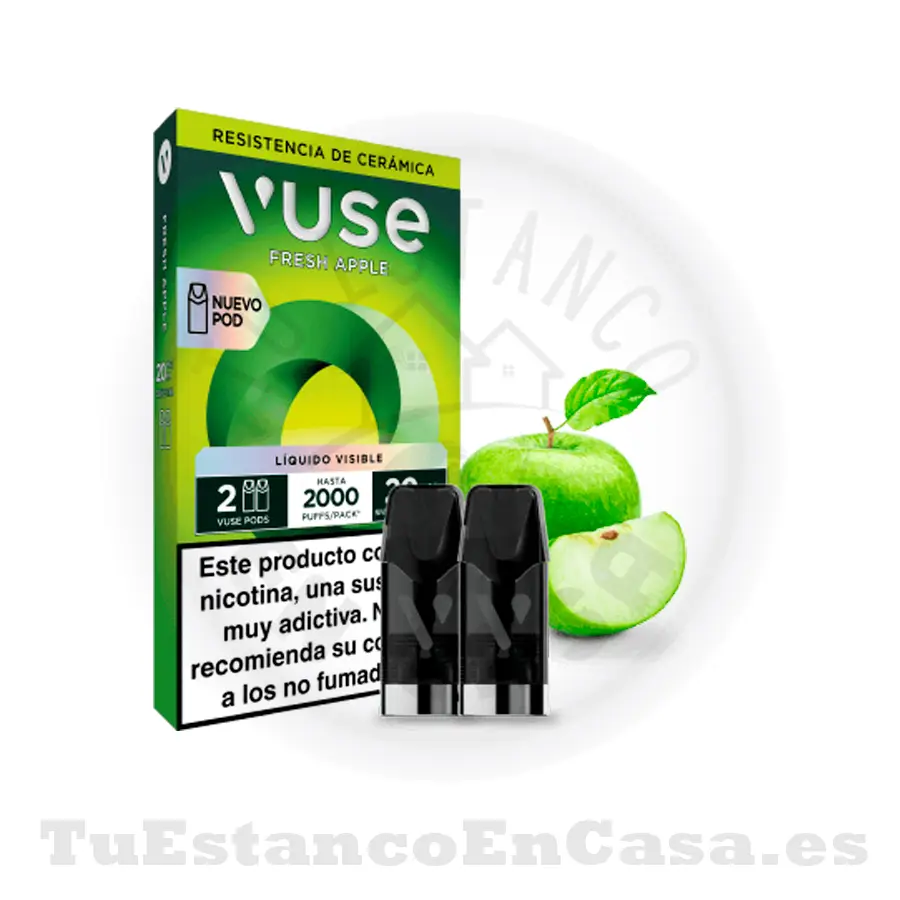 Vuse_cabezal_reload_manzanaund-2-2.webp Recarga Cabezal Vuse Go Reload 2 und. Green Apple 20 mg - 1000 Caladas - Imagen 1
