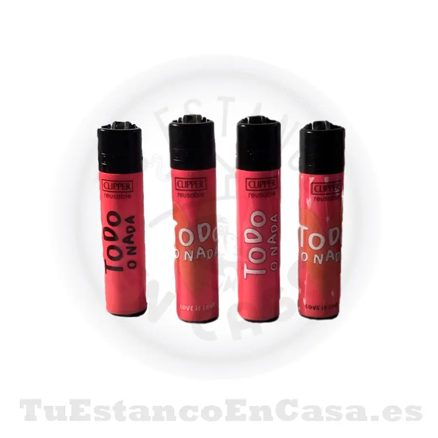 mechero_clipper_todo-1.webp Encendedor CLIPPER - Todo o Nada Rosa - Imagen 1