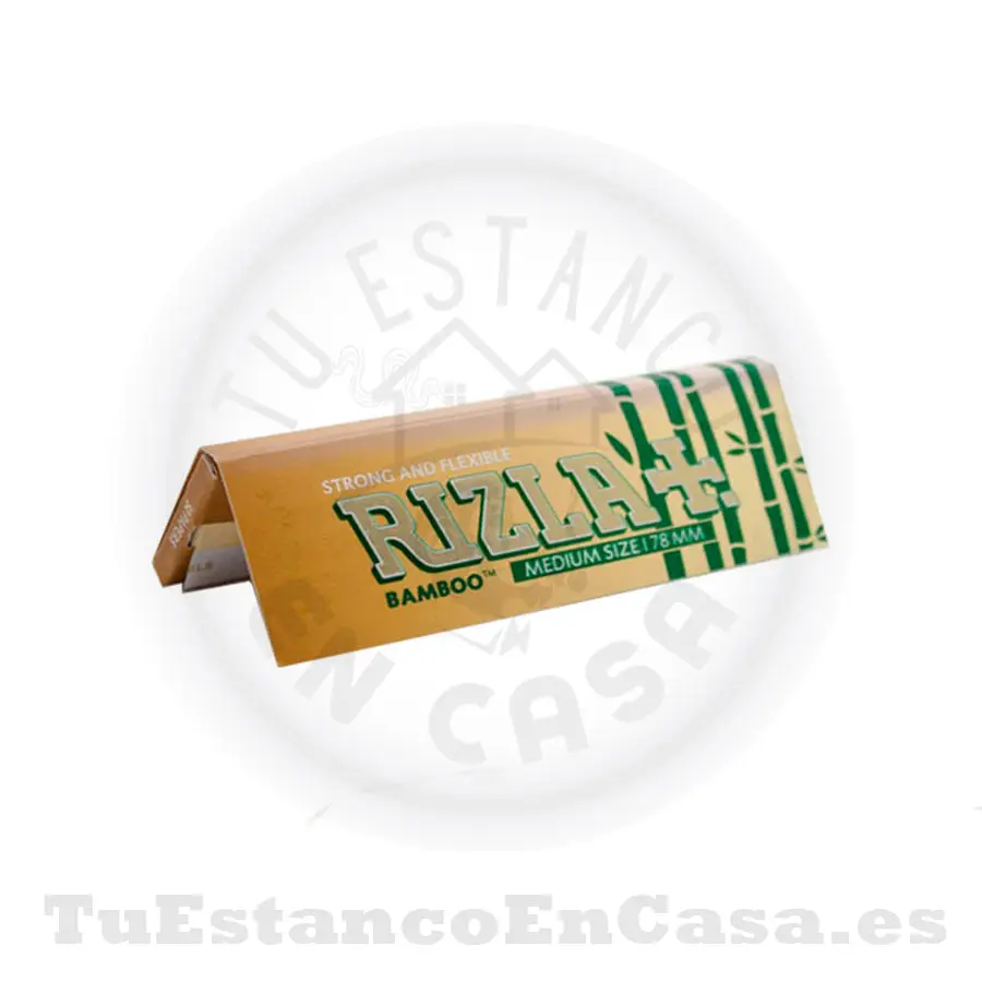 papel-de-fumar-natural-rizla-bamboo-1-78-mm.webp Papel de Fumar Natural Rizla + Bamboo 1 ¼ - 78 mm - Imagen 1